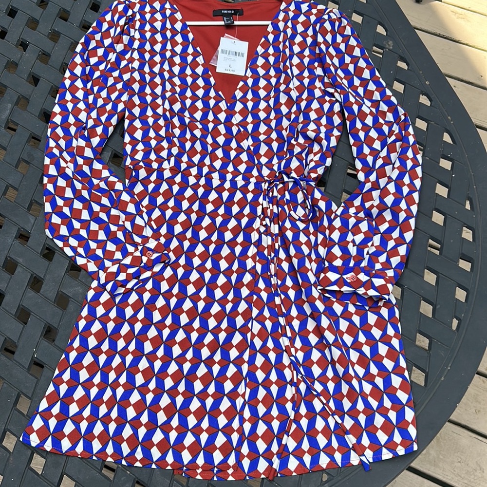 NWT Forever 21 Woven Women’s Wrap Dress
